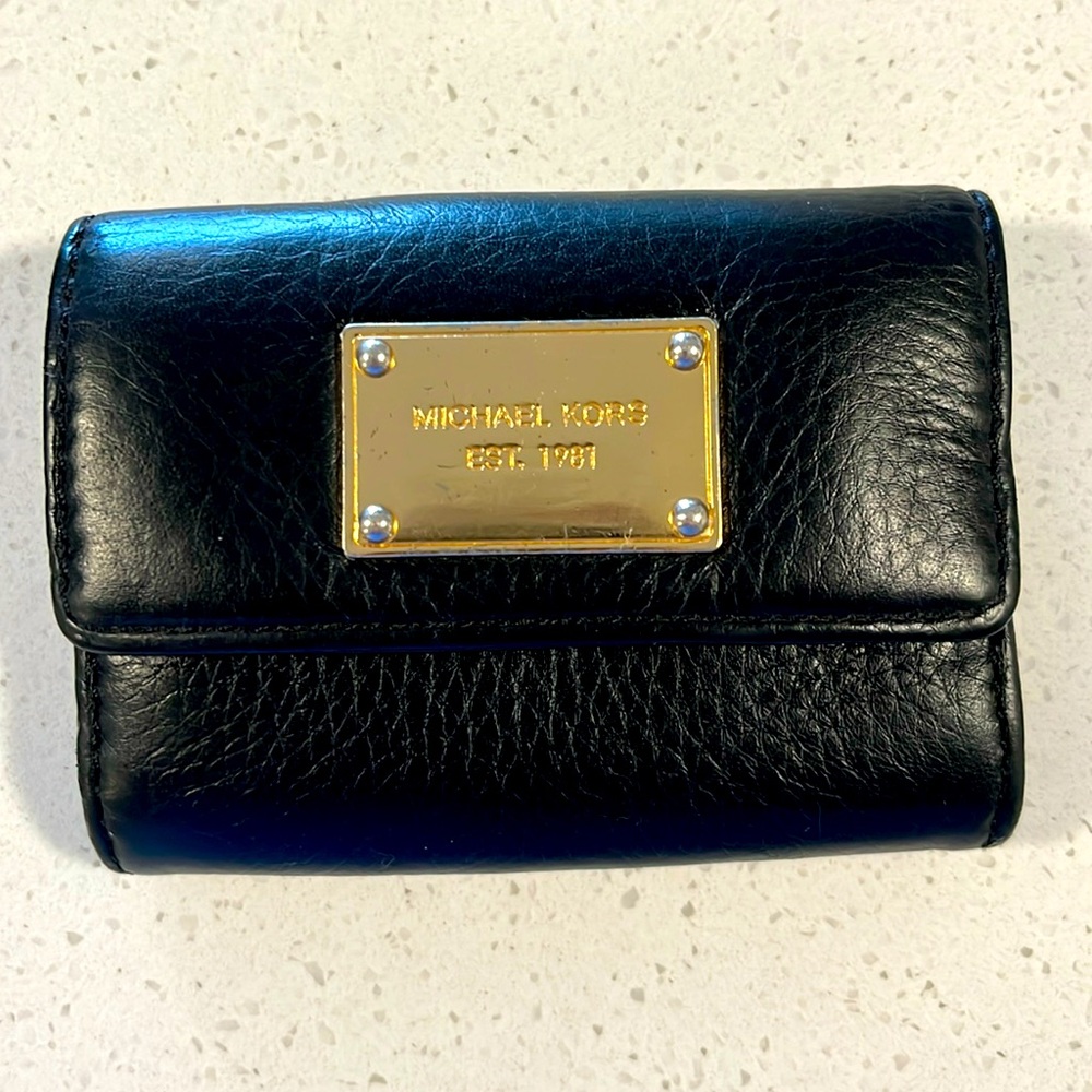 Michael Kors Black Leather Wallet